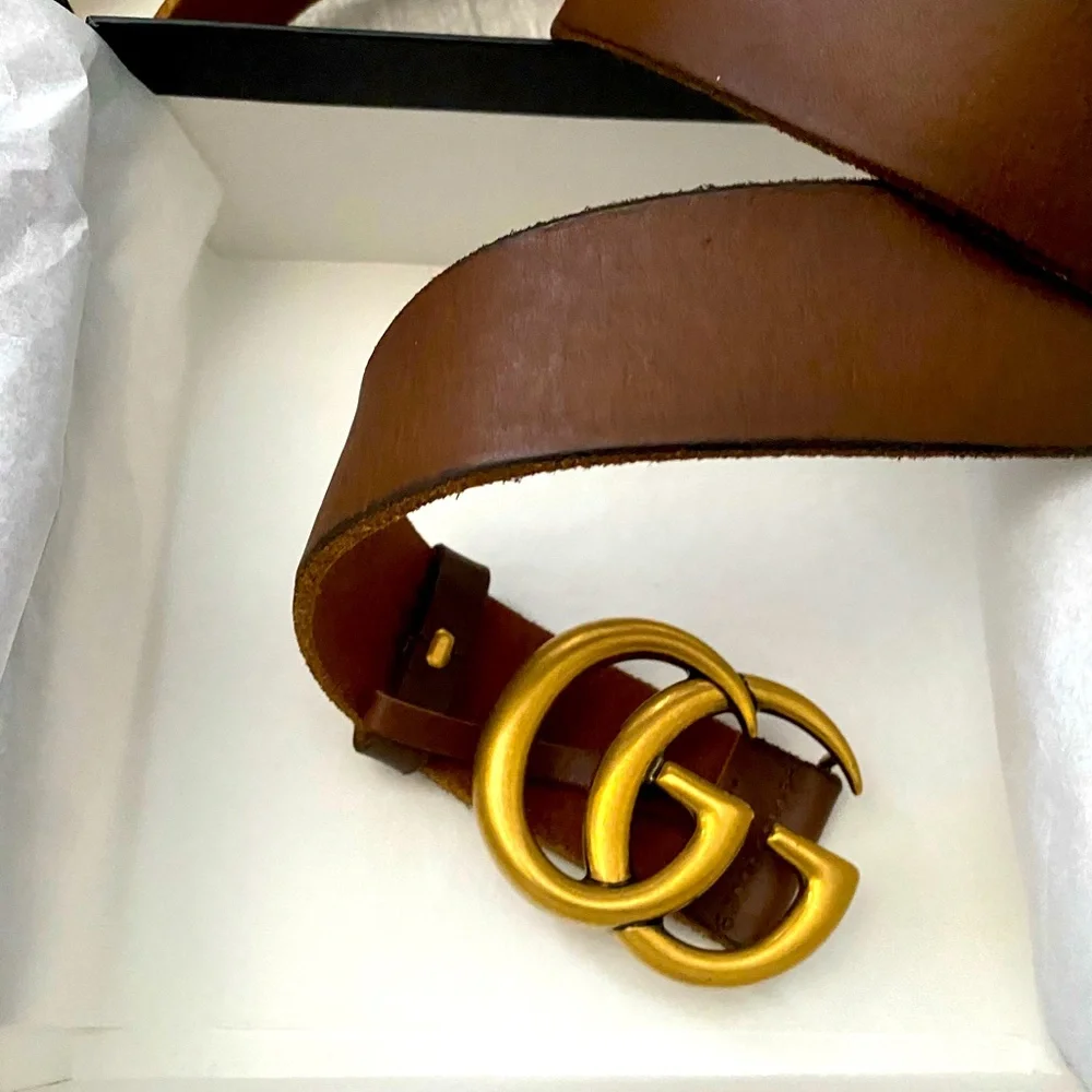 Authentic GG Marmont Wide Belt